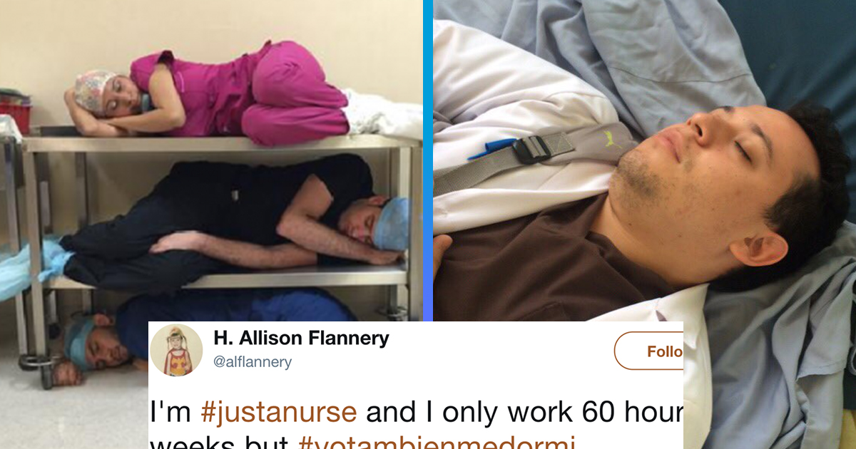 Viral Photos of Doctors Show Problem with Sleep ATTN